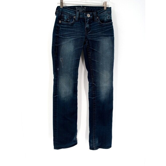 Big Star Denim - Women's Big Star Liv Low Rise Boot Cut Dark Wash Jeans Size 26L